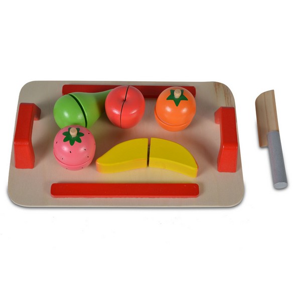 Продукт Moni Toys  - Дървена дъска за рязане плодове - 0 - BG Hlapeta